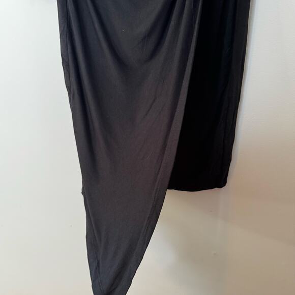Nine Britton Black Keyhole Twist Side Sheath Dress NWT Size Small Petite - Picture 4 of 8